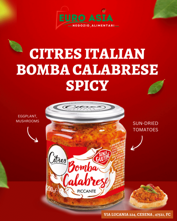 Citres Italian Bomba Calabrese Spicy Spread gluten-free 200g