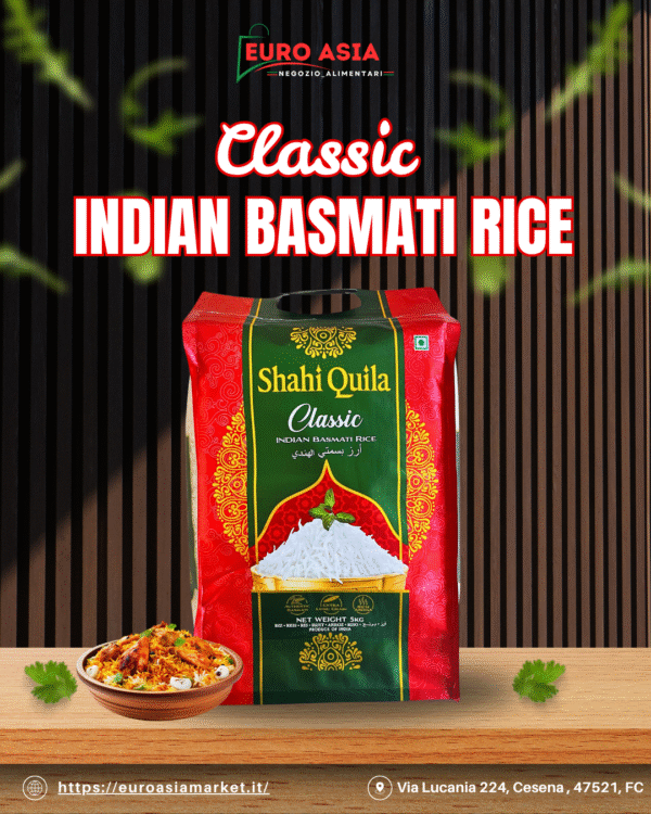 Classic Indian Basmati Rice Premium Long Grain & Aromatic